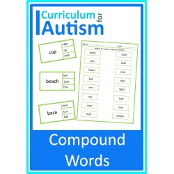 Compound Words Clip Cards & Matching Worksheets